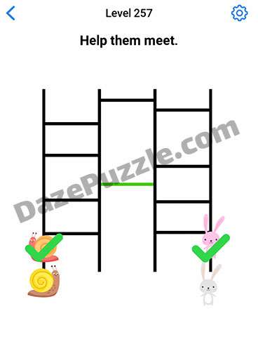 easy game level 257 answer