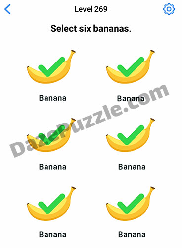 easy game level 269 answer