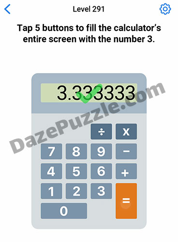 easy game level 291 answer