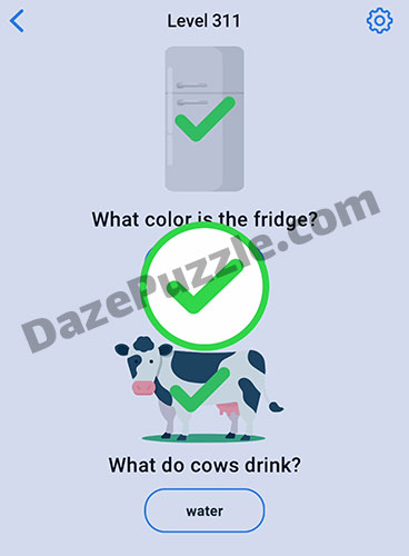 easy game level 311 answer