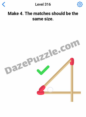 easy game level 316 answer