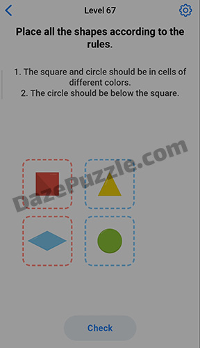 easy game level 67 answer