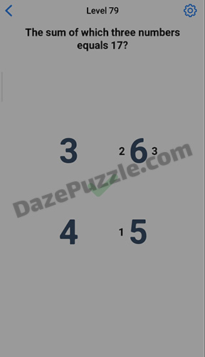 easy game level 79 answer