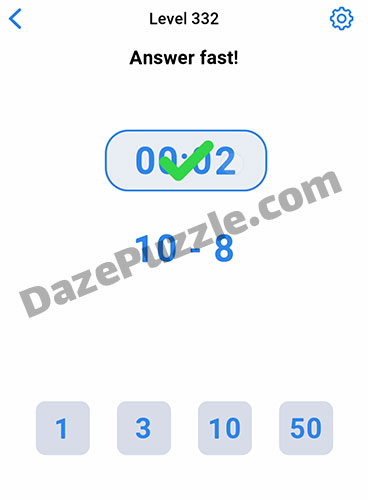 easy game level 332 answer