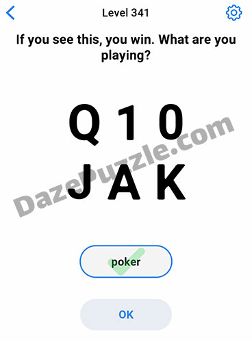 easy game level 341 answer