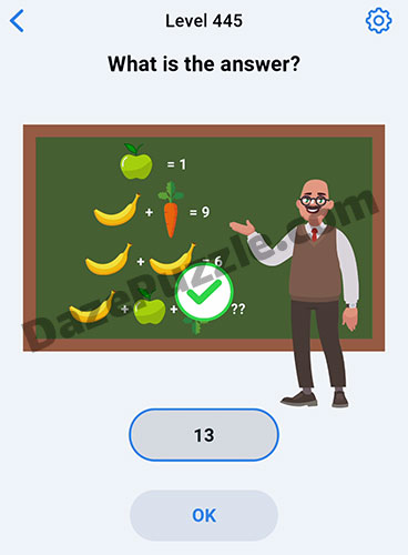 easy game level 445 answer