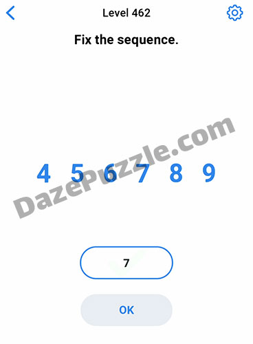 easy game level 462 answer