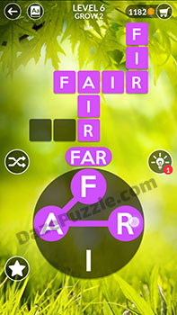 wordscapes level 6 answer
