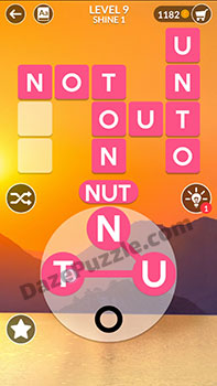 wordscapes level 9 answer