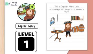brain test 2 captain mary level 1