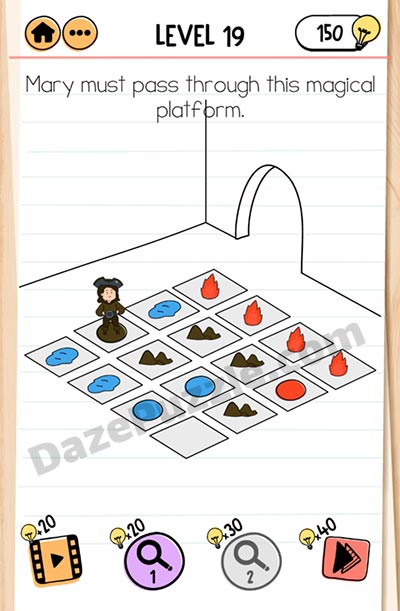 brain test 2 captain mary level 19 answer