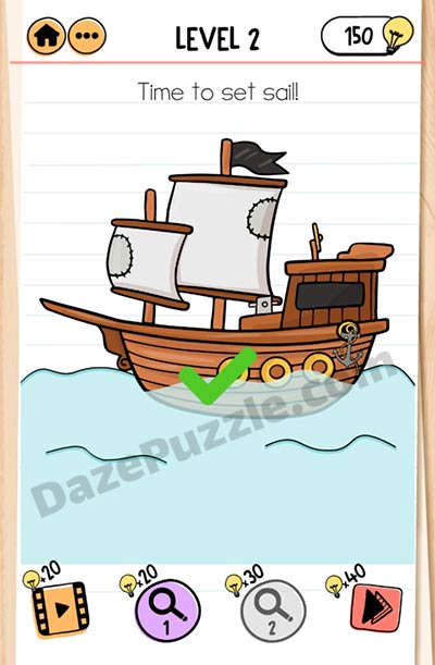 brain test 2 captain mary level 2 answer