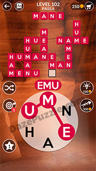 wordscapes level 102 answer