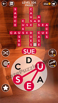 wordscapes level 104 answer
