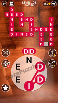 wordscapes level 106 answer