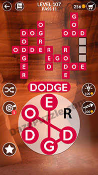 wordscapes level 107 answer