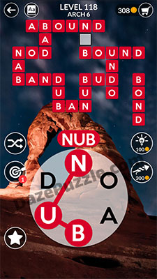 wordscapes level 118 answer