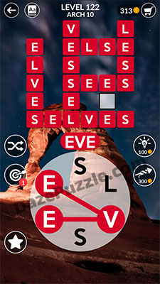 wordscapes level 122 answer