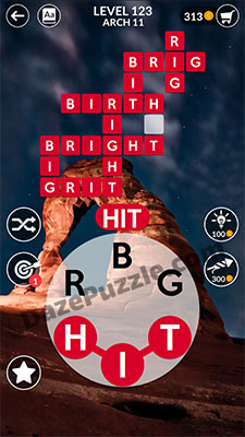 wordscapes level 123 answer