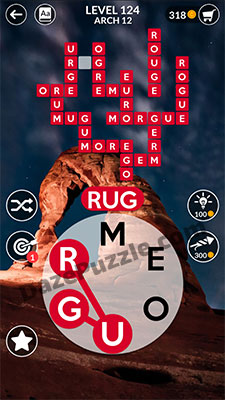 wordscapes level 124 answer