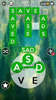 wordscapes level 13 answer