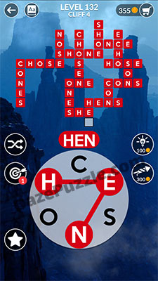 wordscapes level 132 answer
