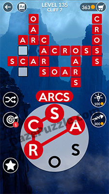 wordscapes level 135 answer