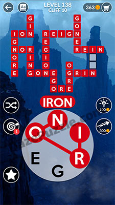 wordscapes level 138 answer
