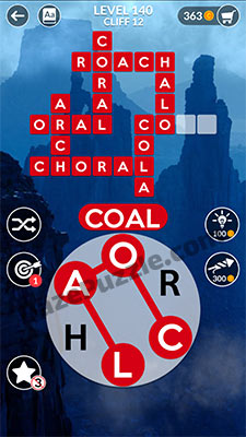 wordscapes level 140 answer
