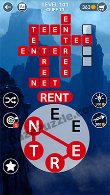 wordscapes level 141 answer