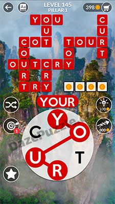 wordscapes level 145 answer
