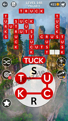 wordscapes level 148 answer