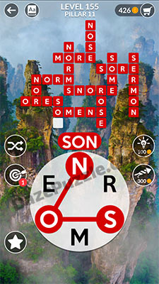 wordscapes level 155 answer