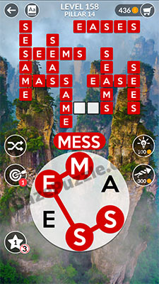 wordscapes level 158 answer