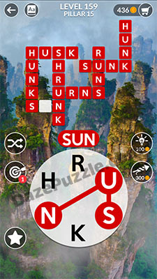 wordscapes level 159 answer