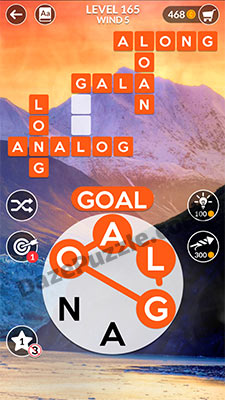 wordscapes level 165 answer