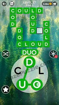 wordscapes level 17 answer