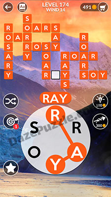 wordscapes level 174 answer