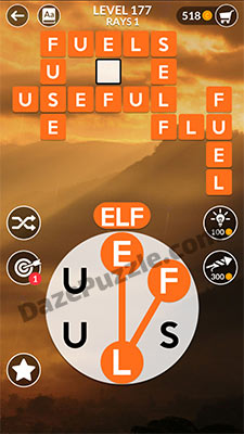 wordscapes level 177 answer