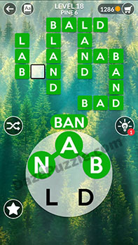 wordscapes level 18 answer