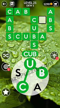 wordscapes level 21 answer