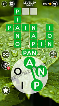 wordscapes level 29 answer