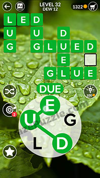 wordscapes level 32 answer