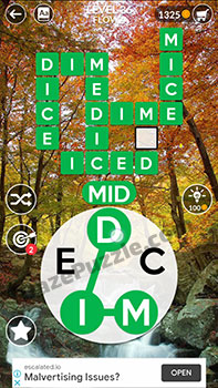 wordscapes level 36 answer