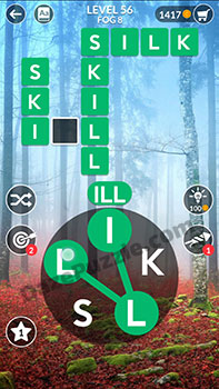 wordscapes level 56 answer