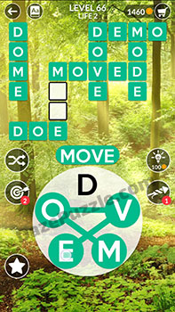 wordscapes level 66 answer
