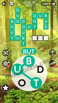 wordscapes level 70 answer