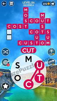 wordscapes level 86 answer