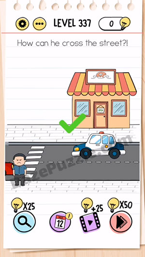 brain test level 337 answer