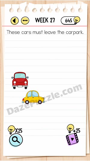 brain test week 27 answer